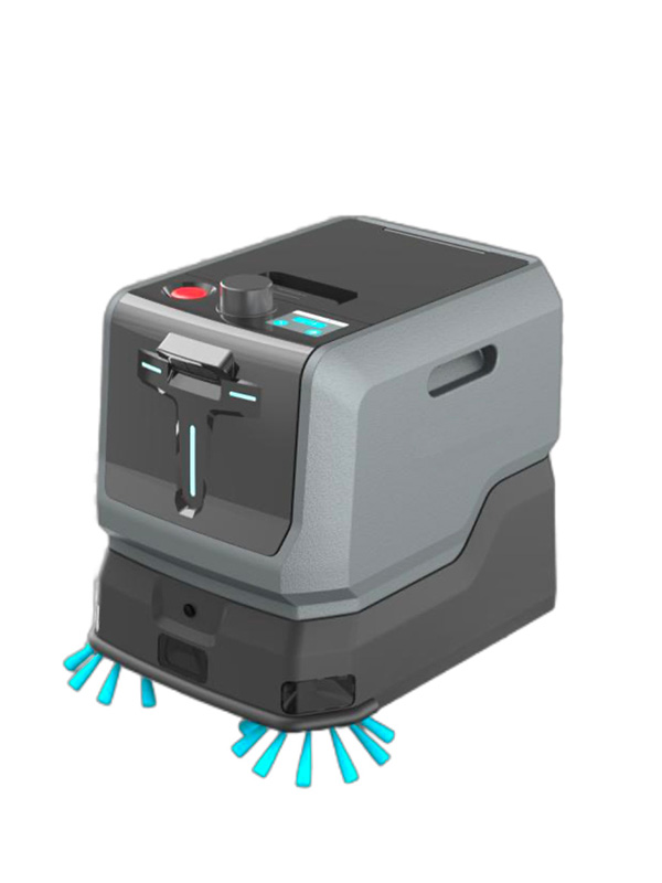 Mini limpador de piso inteligente, robô de limpeza industrial JIECHI JC10