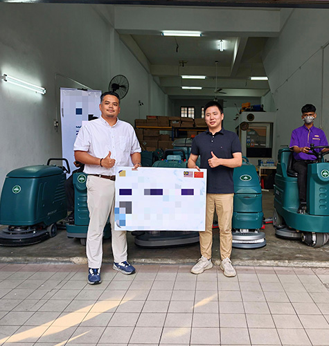 Registro do treinamento de clientes da Jiechi na Malásia
