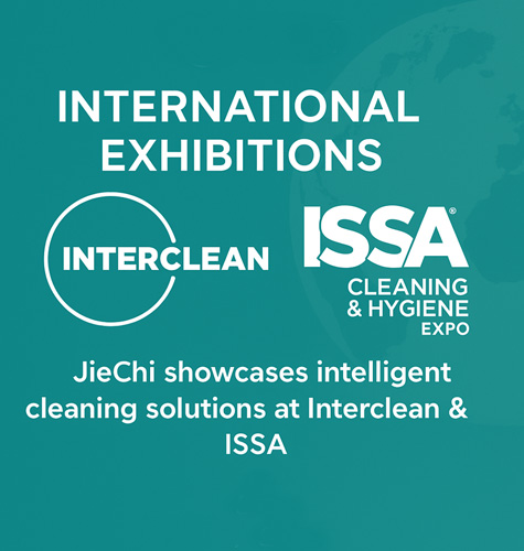 A Jiechi estará presente na Interclean Shanghai e na ISSA Sydney, demonstrando ao mundo as soluções de limpeza inteligentes da China.