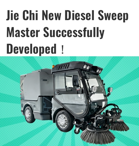 Jiechi Novo Varredor a Diesel Master Desenvolvido com Sucesso!